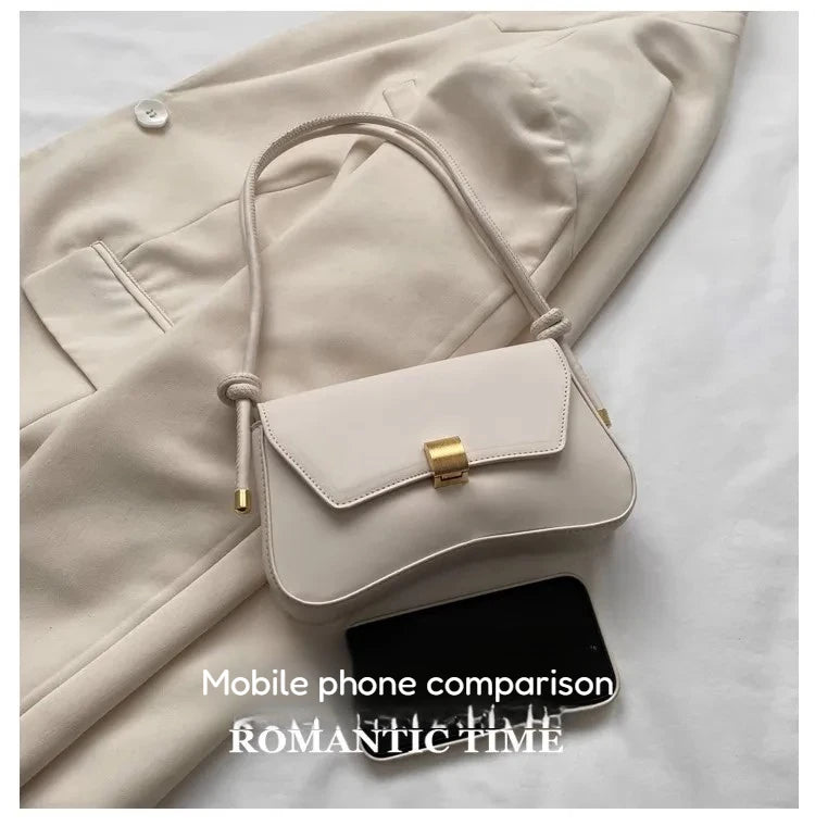 2026 New Women's Stylish Girly Single Shoulder Bag with Super High-End Feel Vintage