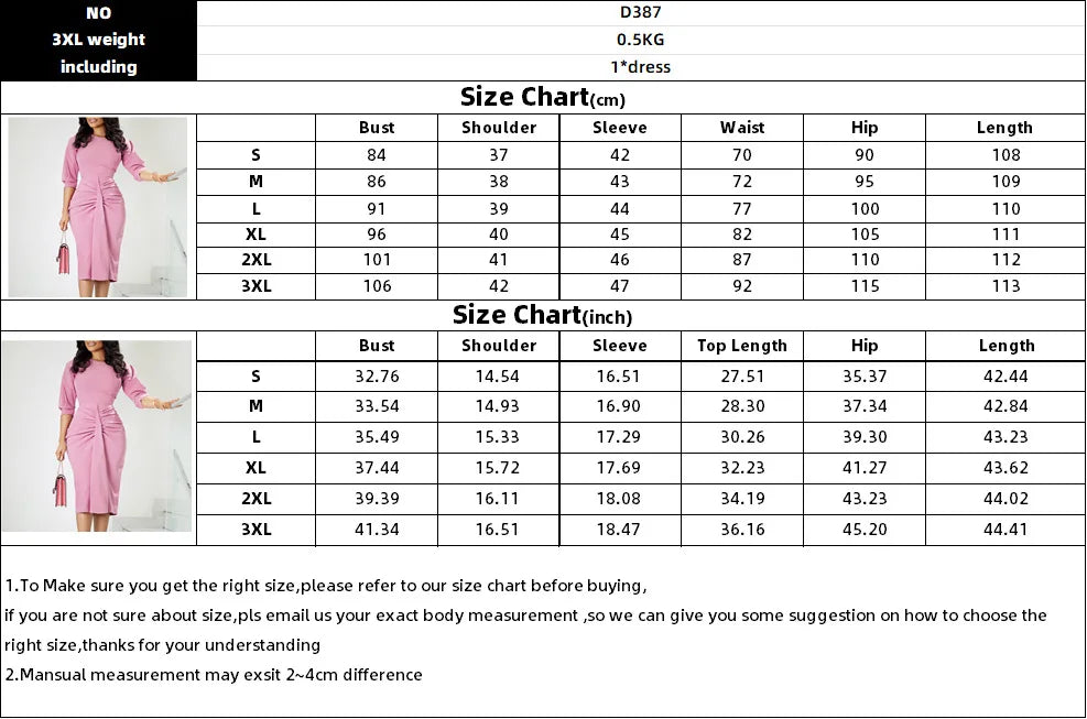 Sheath Dress Round Collar Half Sleeve  @Summer 2026