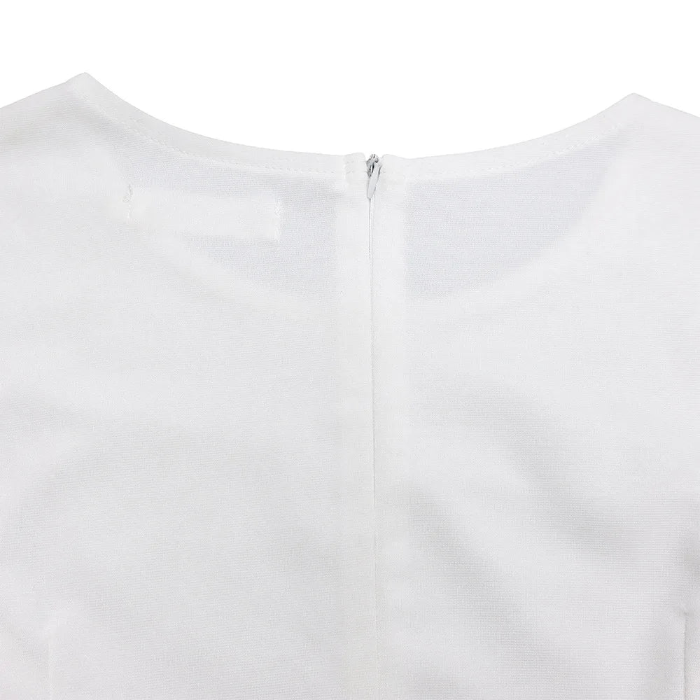 Sheath Dress Round Collar Half Sleeve  @Summer 2026