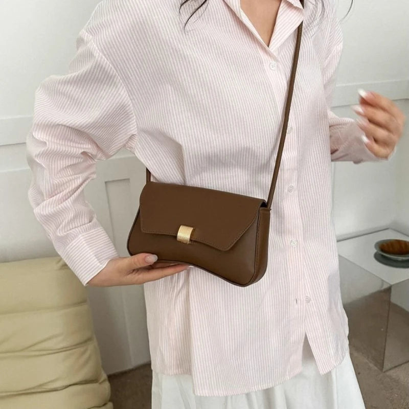 2026 New Women's Stylish Girly Single Shoulder Bag with Super High-End Feel Vintage