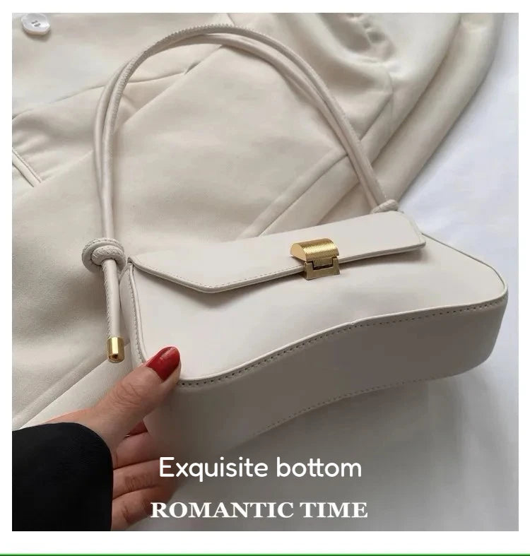 2026 New Women's Stylish Girly Single Shoulder Bag with Super High-End Feel Vintage