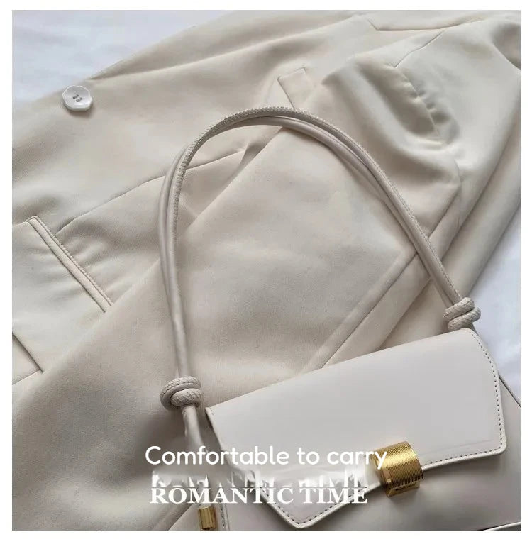 2026 New Women's Stylish Girly Single Shoulder Bag with Super High-End Feel Vintage