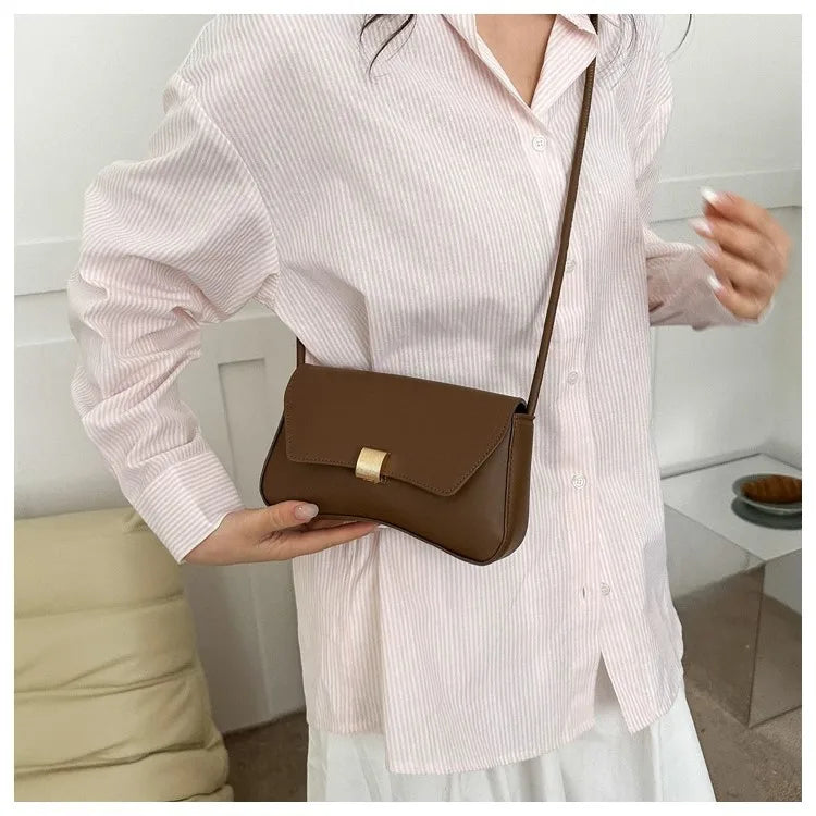 2026 New Women's Stylish Girly Single Shoulder Bag with Super High-End Feel Vintage
