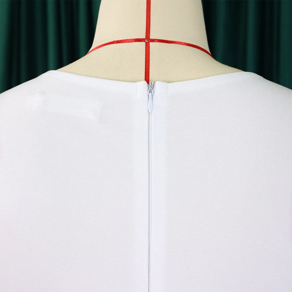 Sheath Dress Round Collar Half Sleeve  @Summer 2026